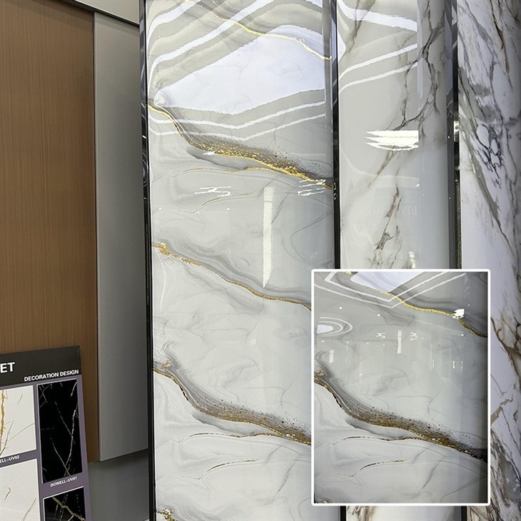 PVC Marble Sheets Luxury Gilded Surface best