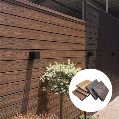 WPC hawdd ei osod ar gyfer addurn awyr agored